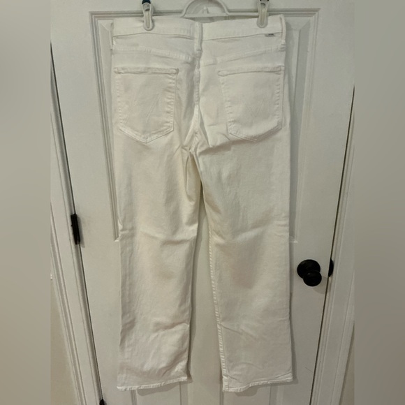 Mother Denim Jeans The Kick It in Fairest of Them All White jeans sz 32 - Picture 5 of 8